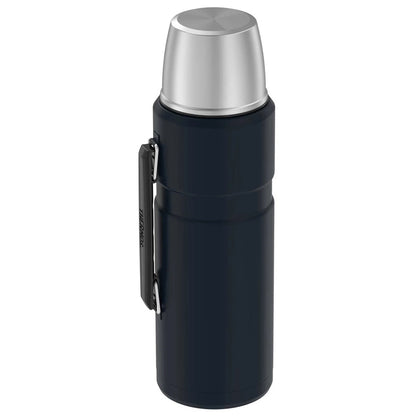 variant:43981587382317 2 L Stainless Steel Beverage Bottle - Matte Midnight Blue
