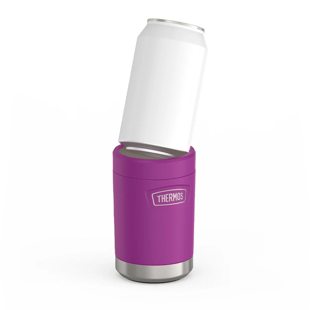 variant:43981577420845 Stainless Steel Beverage Can Insulator - Plum