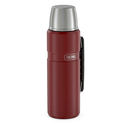 variant:43981586268205 40 oz. Stainless Steel Beverage Bottle - Matte Red