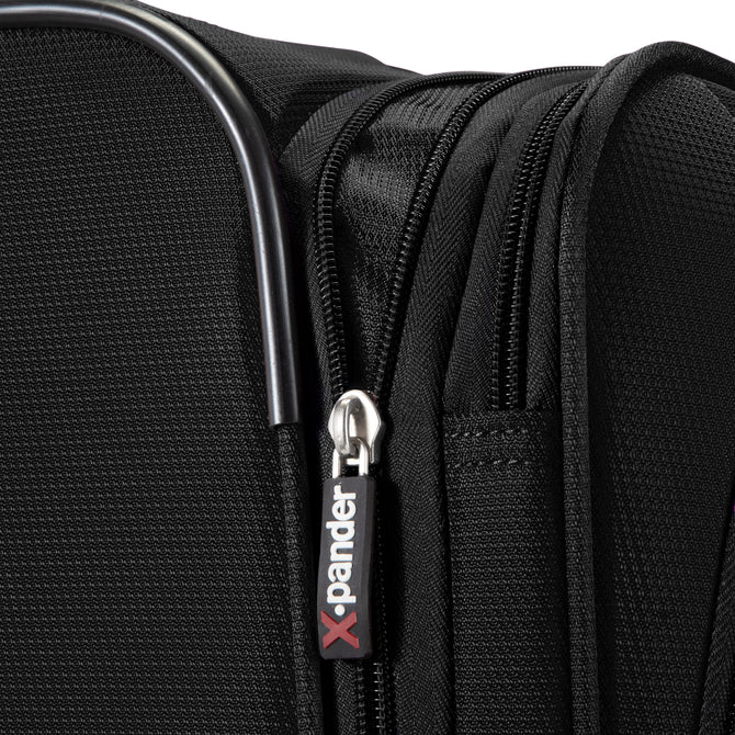 variant:41685998862381 RBH Hermosa Softside Medium Checked Spinner Luggage - Black