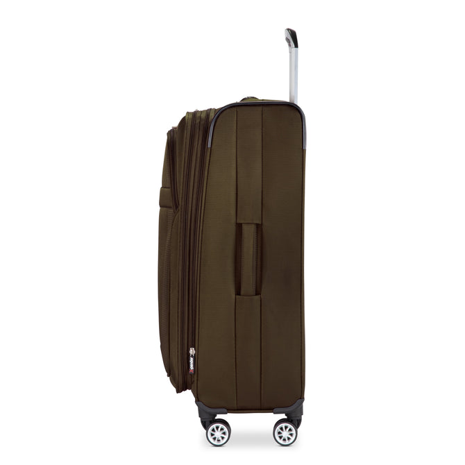 variant:41686000664621 RBH Hermosa Softside Large Checked Spinner Luggage - Olive Sage