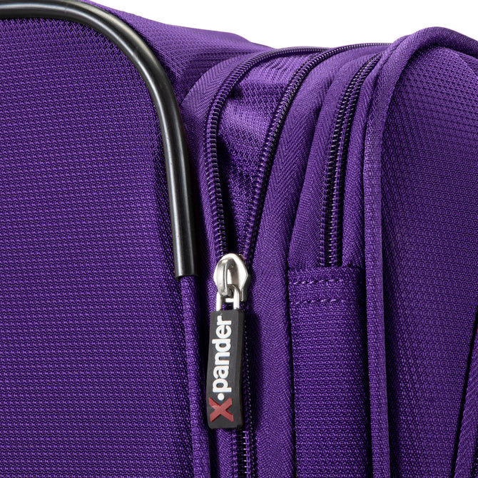 variant:41685998927917 RBH Hermosa Softside Medium Checked Spinner Luggage - Royal Purple
