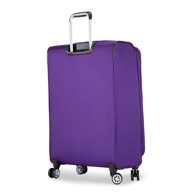 variant:41685998927917 RBH Hermosa Softside Medium Checked Spinner Luggage - Royal Purple