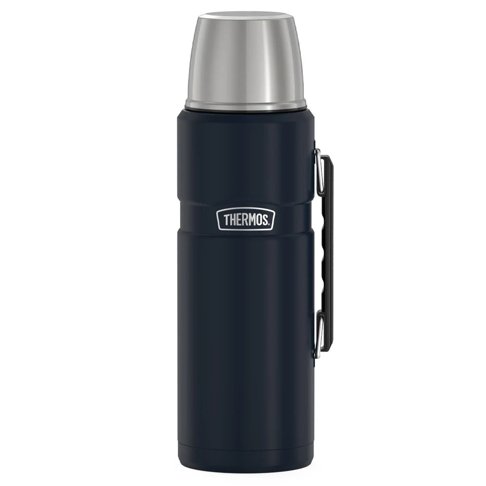 variant:43981587382317 2 L Stainless Steel Beverage Bottle - Matte Midnight Blue