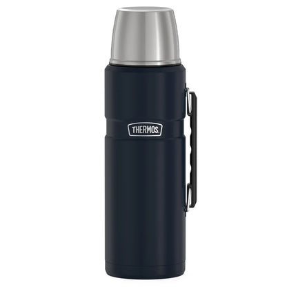 variant:43981587382317 2 L Stainless Steel Beverage Bottle - Matte Midnight Blue