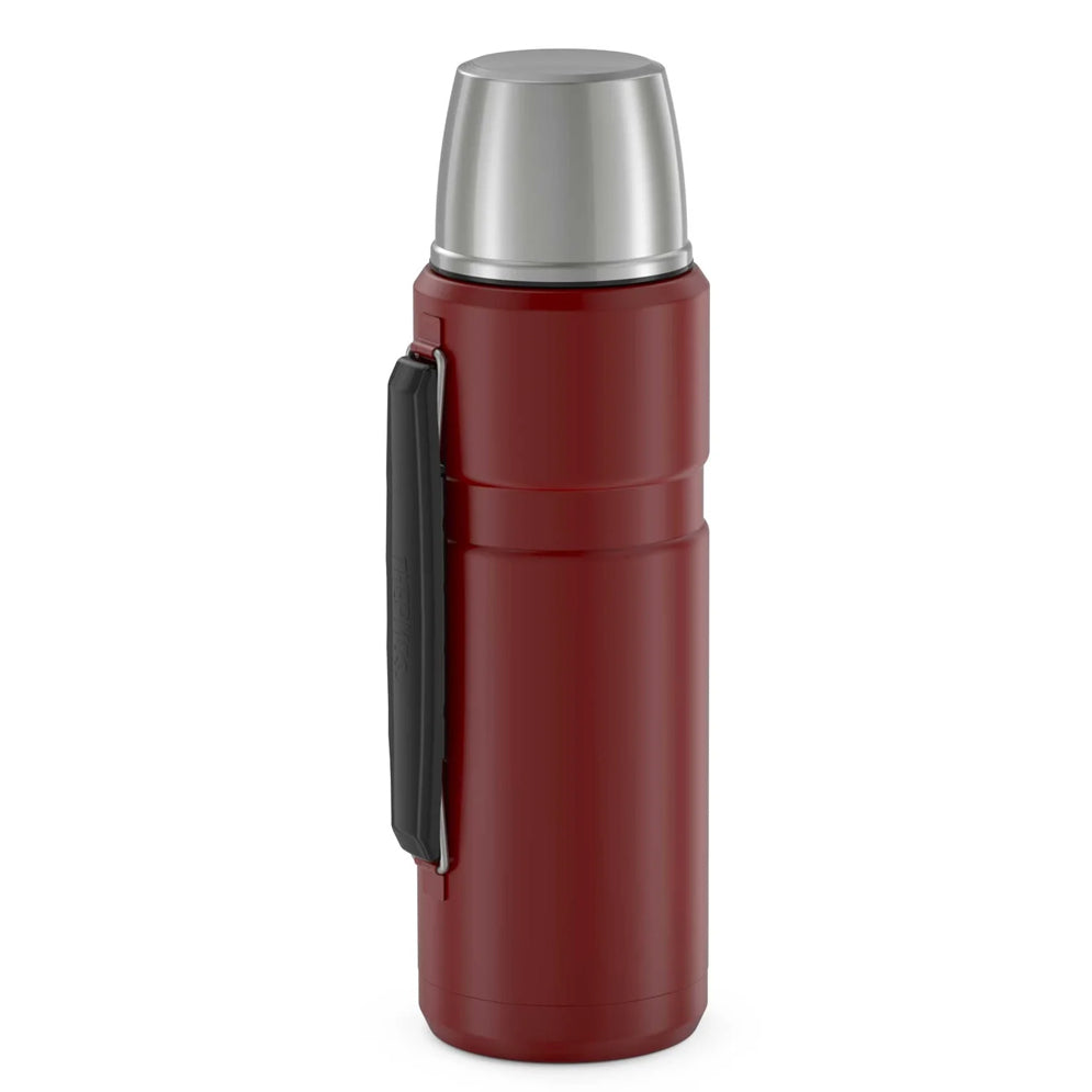 variant:43981586268205 40 oz. Stainless Steel Beverage Bottle - Matte Red