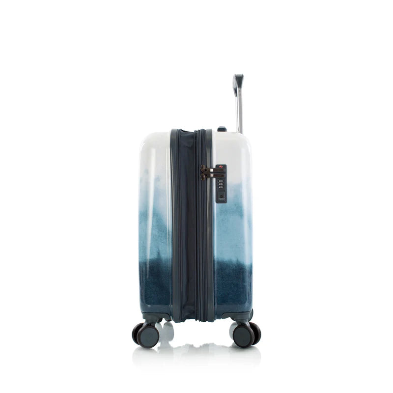 variant:46348956827840 Heys America Tie-Dye 21" Carry-On Spinner Luggage Blue