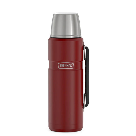variant:43981586268205 40 oz. Stainless Steel Beverage Bottle - Matte Red
