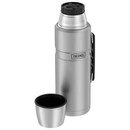 variant:43981587415085 2 L Stainless Steel Beverage Bottle - Matte Stainless Steel 