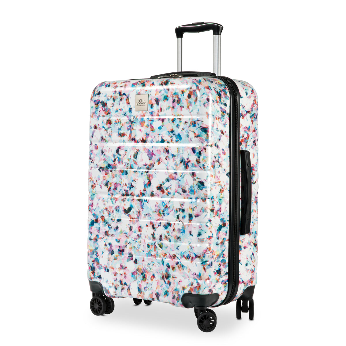variant:43072308215853 Skyway Epic 2.0 Hardside Medium Checked Spinner Luggage - Confetti