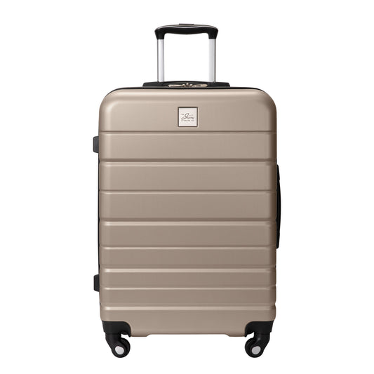 variant:41708571066413 Skyway Epic 2.0 Hardside Medium Checked Spinner Luggage - Bone