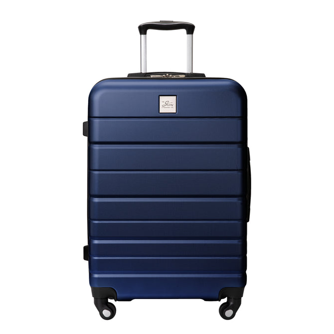 variant:41708571131949 Skyway Epic 2.0 Hardside Medium Checked Spinner Luggage - Royal Blue