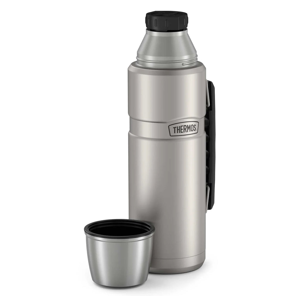 variant:43981586300973 40 oz. Stainless Steel Beverage Bottle - Matte Stainless Steel