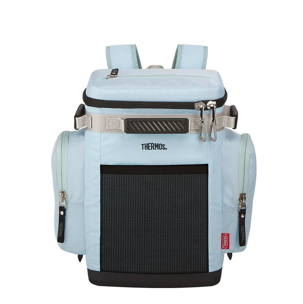 variant:43981581811757 Thermos 18 Can Icon Backpack Cooler - Glacier