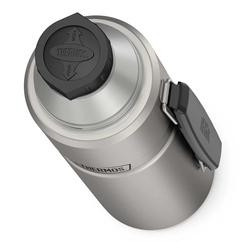 variant:43981586300973 40 oz. Stainless Steel Beverage Bottle - Matte Stainless Steel