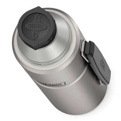 variant:43981586300973 40 oz. Stainless Steel Beverage Bottle - Matte Stainless Steel