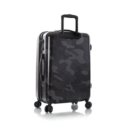 variant:43392578158784 Camo 26" Hardside Medium Checked Luggage Black Camo