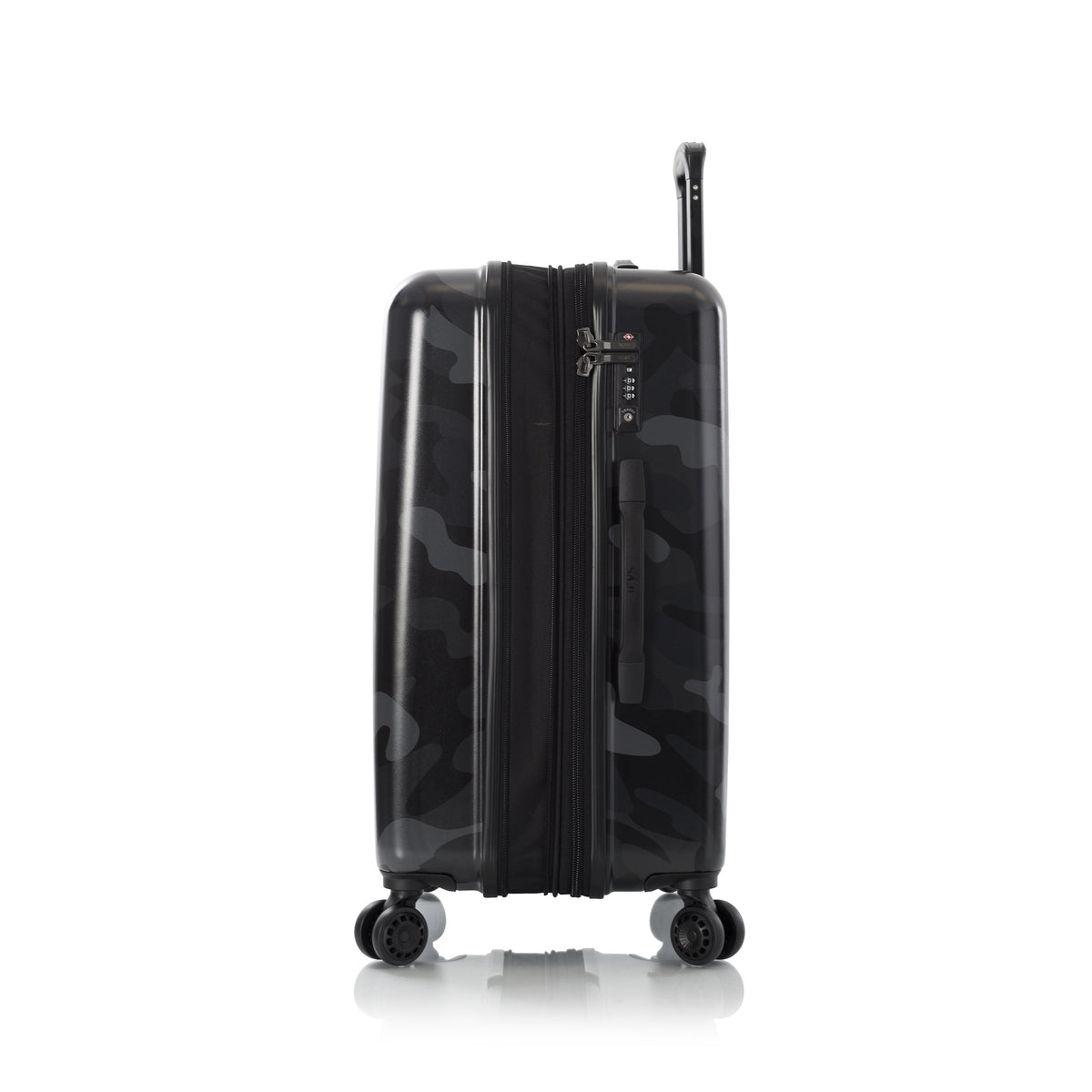 variant:43392578158784 Camo 26" Hardside Medium Checked Luggage Black Camo