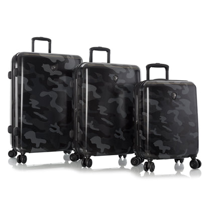 variant:43392578158784 Camo 26" Hardside Medium Checked Luggage Black Camo