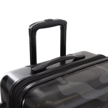 variant:43392578158784 Camo 26" Hardside Medium Checked Luggage Black Camo