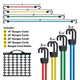 Bungee Buddy – Bungee Cord Organizer + 8 Bungee Cords