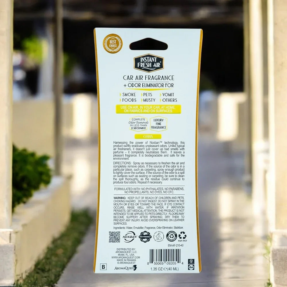 variant:66871724212269 Instant Fresh Air Car Air Fragrance - Citrus