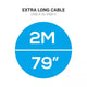 Dual USB-C Connector Cable (2M)