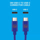 Dual USB-C Connector Cable (2M)