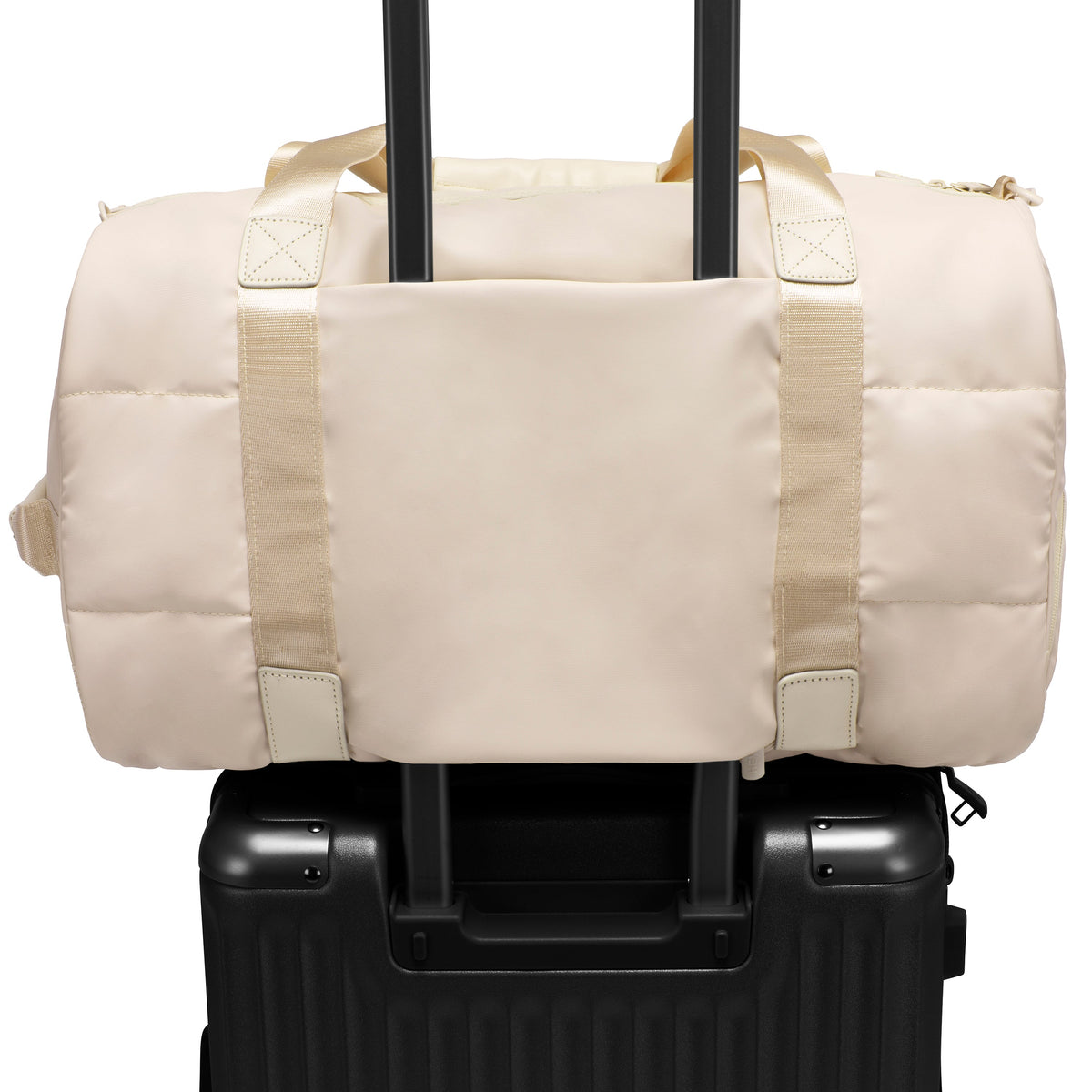 variant:43211071979712 The Puffer Softside Carry-On Duffel Bag Ivory