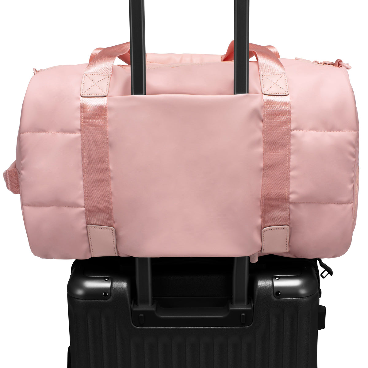 variant:43211071422656 The Puffer Softside Carry-On Duffel Bag Rose