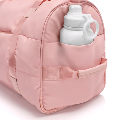 variant:43211071422656 The Puffer Softside Carry-On Duffel Bag Rose