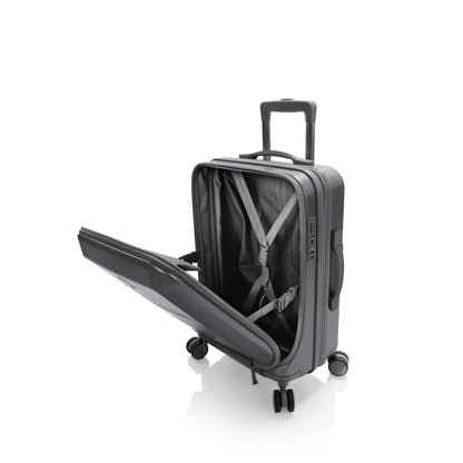 variant:46556921626816 EZ Fashion Hardside 21" Carry-On Luggage Charcoal