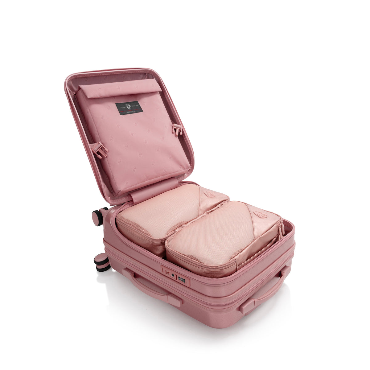 variant:46556921757888 EZ Fashion Hardside 21" Carry-On Luggage Rose Gold