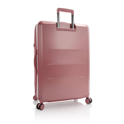 variant:46557049028800 EZ Fashion Hardside 30" Large Checked Luggage Rose Gold