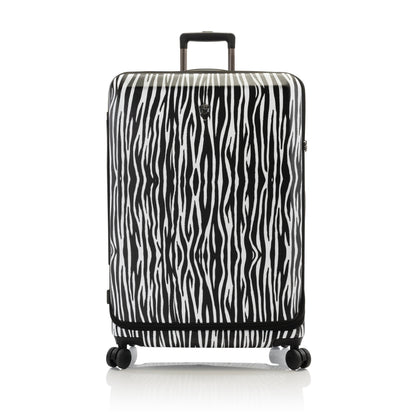 variant:44482346352832 EZ Fashion Hardside 30" Large Checked Luggage Zebra