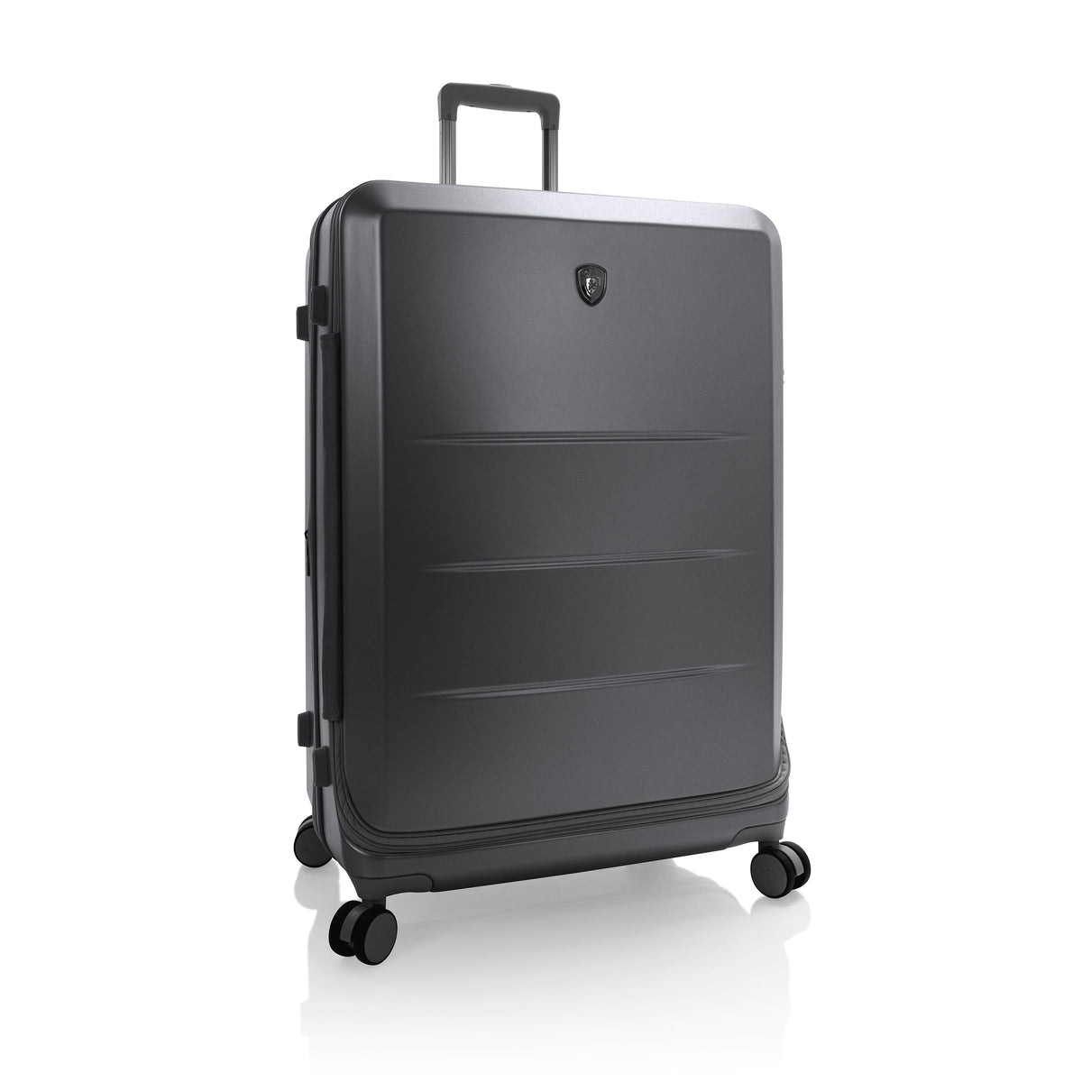 variant:46557048897728 EZ Fashion Hardside 30" Large Checked Luggage Charcoal