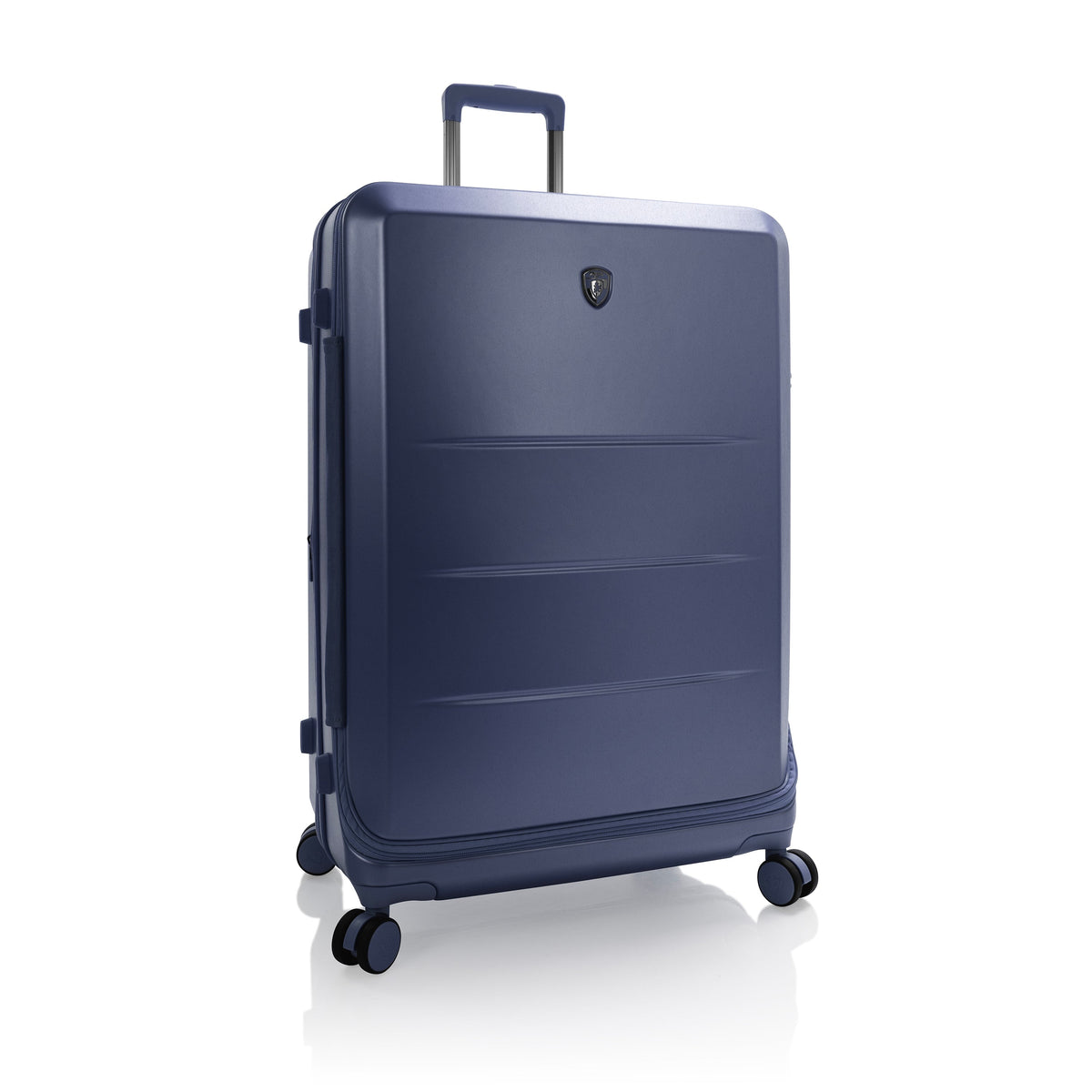 variant:46557048963264 EZ Fashion Hardside 30" Large Checked Luggage Navy