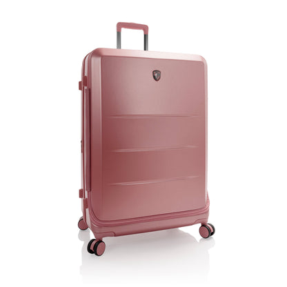 variant:46557049028800 EZ Fashion Hardside 30" Large Checked Luggage Rose Gold