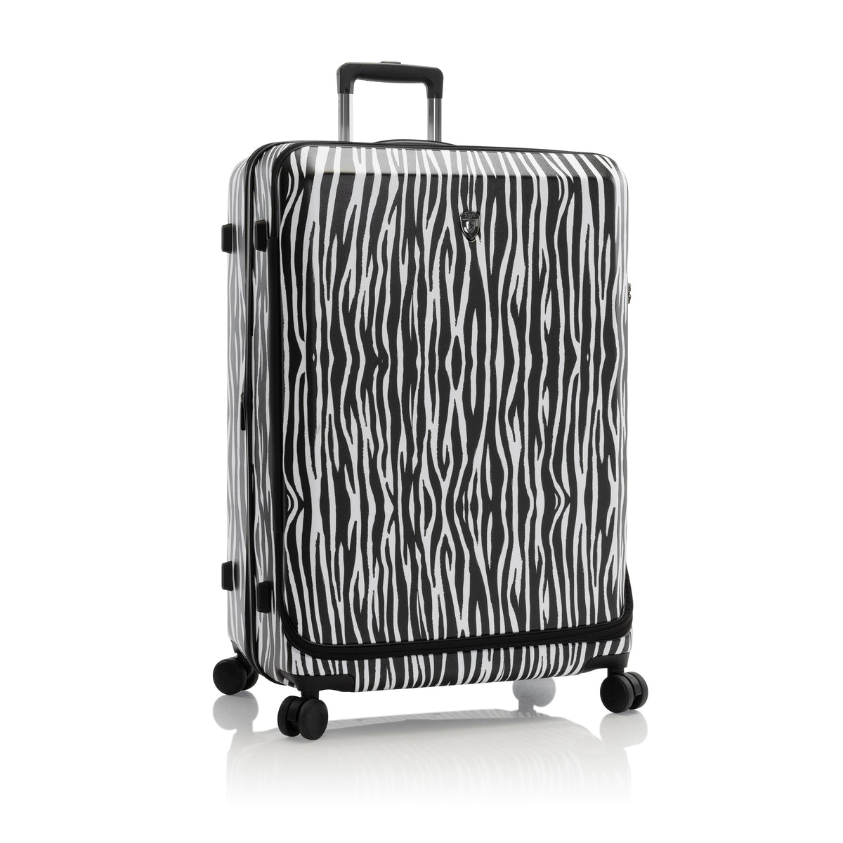 variant:44482346352832 EZ Fashion Hardside 30" Large Checked Luggage Zebra