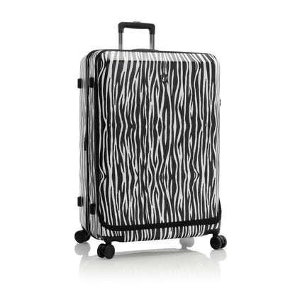 variant:44482346352832 EZ Fashion Hardside 30" Large Checked Luggage Zebra