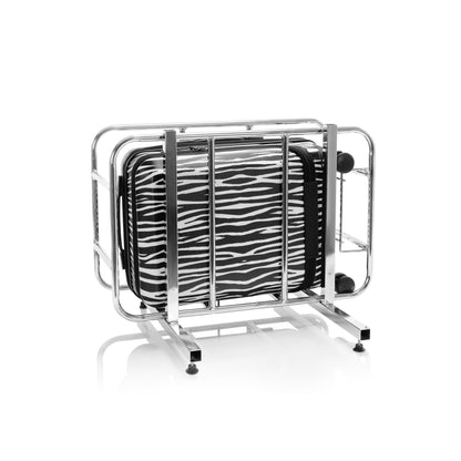 variant:44482346352832 EZ Fashion Hardside 30" Large Checked Luggage Zebra