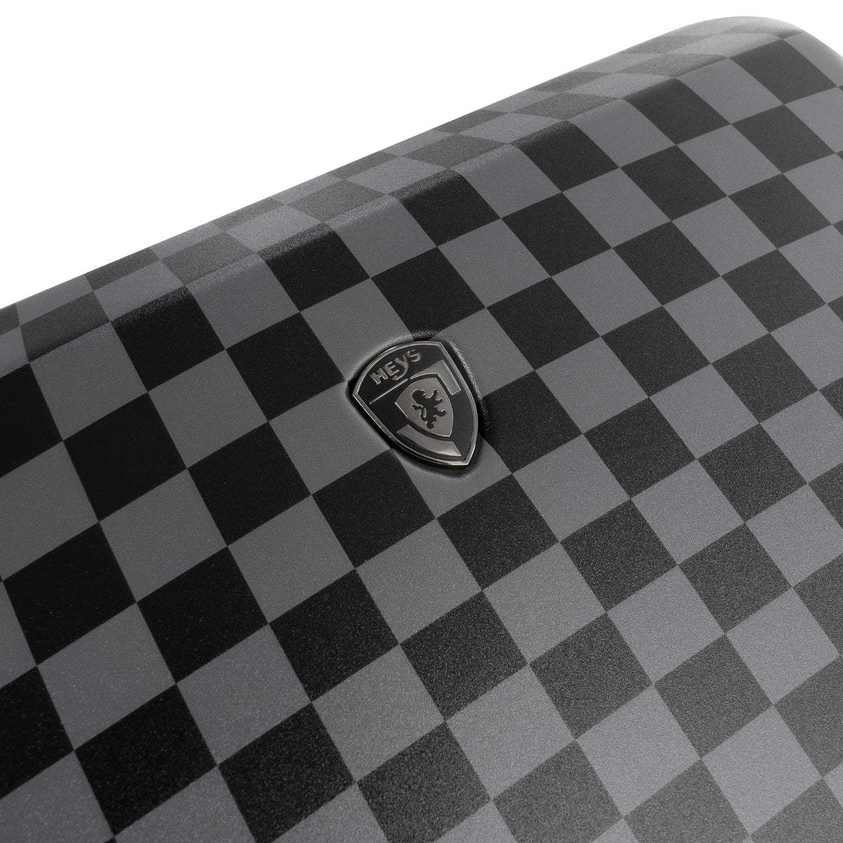 variant:44482315026624 EZ Fashion Hardside 21" Carry-On Luggage Black Gray Check