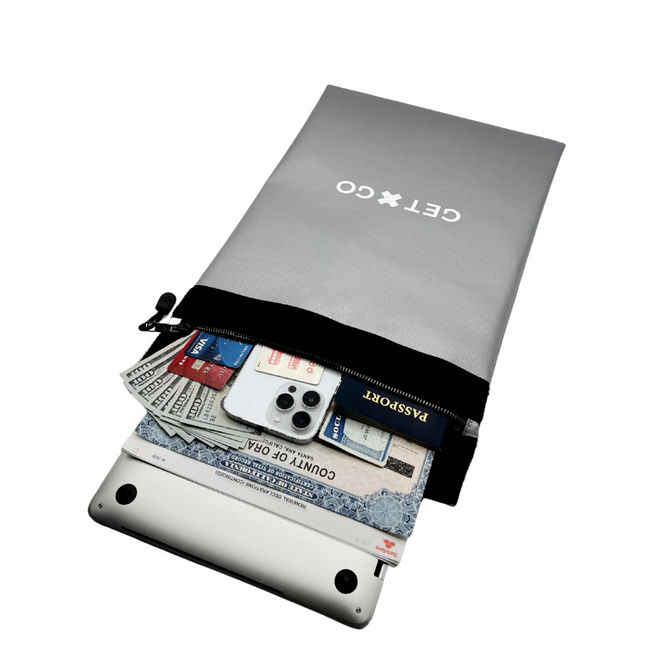 コハクページ AAA Corporate Travel | GetxGo | Fireproof Document Bag 2.0