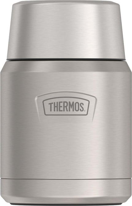variant:41745197891629 Thermos 16oz Icon Stainless Steel Food Jar w/ Spoon Matte Stainless Steel