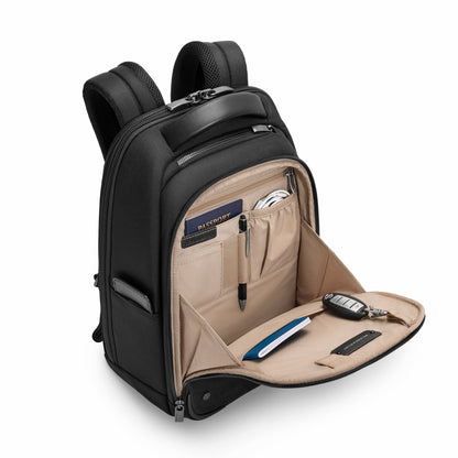variant:42992840310976 @Work Slim Backpack Black