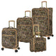 variant:44229602836525 London Fog Mayfair Softside Carry-On Luggage Black And Sand Paisley