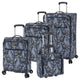 variant:44229602672685 London Fog 
Mayfair Softside Medium Checked Luggage Navy And White Paisley