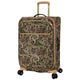variant:44229602705453 London Fog 
Mayfair Softside Medium Checked Luggage Black And Sand Paisley
