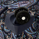 variant:46795402870976 London Fog Mayfair Softside Large Checked Luggage Navy And White Paisley