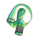 variant:42984679473197 Smooth Trip Neon Luggage Strap - Green Stripe